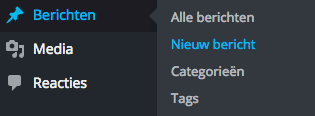 Een nieuw blogbericht maken op je WordPress website.