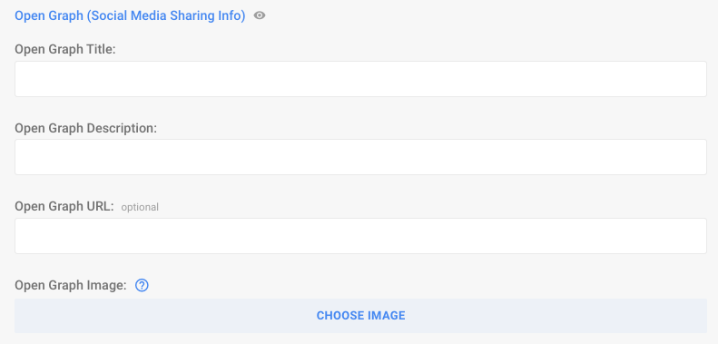 Heb je een blog, projecten of diensten collection op je website? Dan kan je ook hiervoor de Open Graph van elke pagina aanpassen.