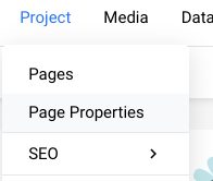 De SEO instellingen van je website aanpassen? Een pagina naam of pagina url wijzigen? Deze instellingen kan je terugvinden via page properties.